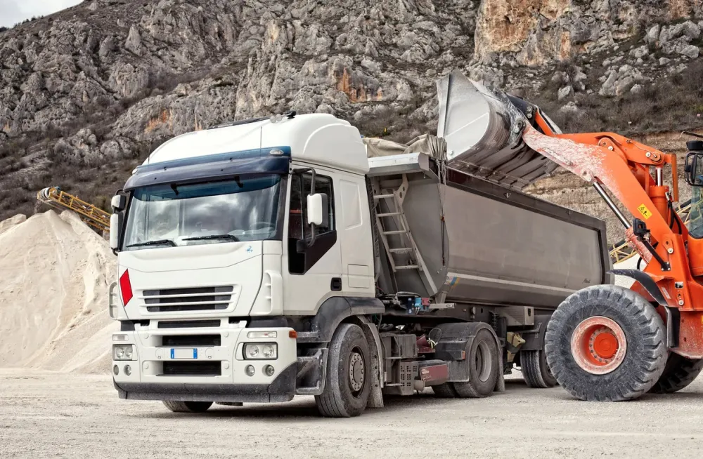 Transport granulat près de Vallée de l'Arve